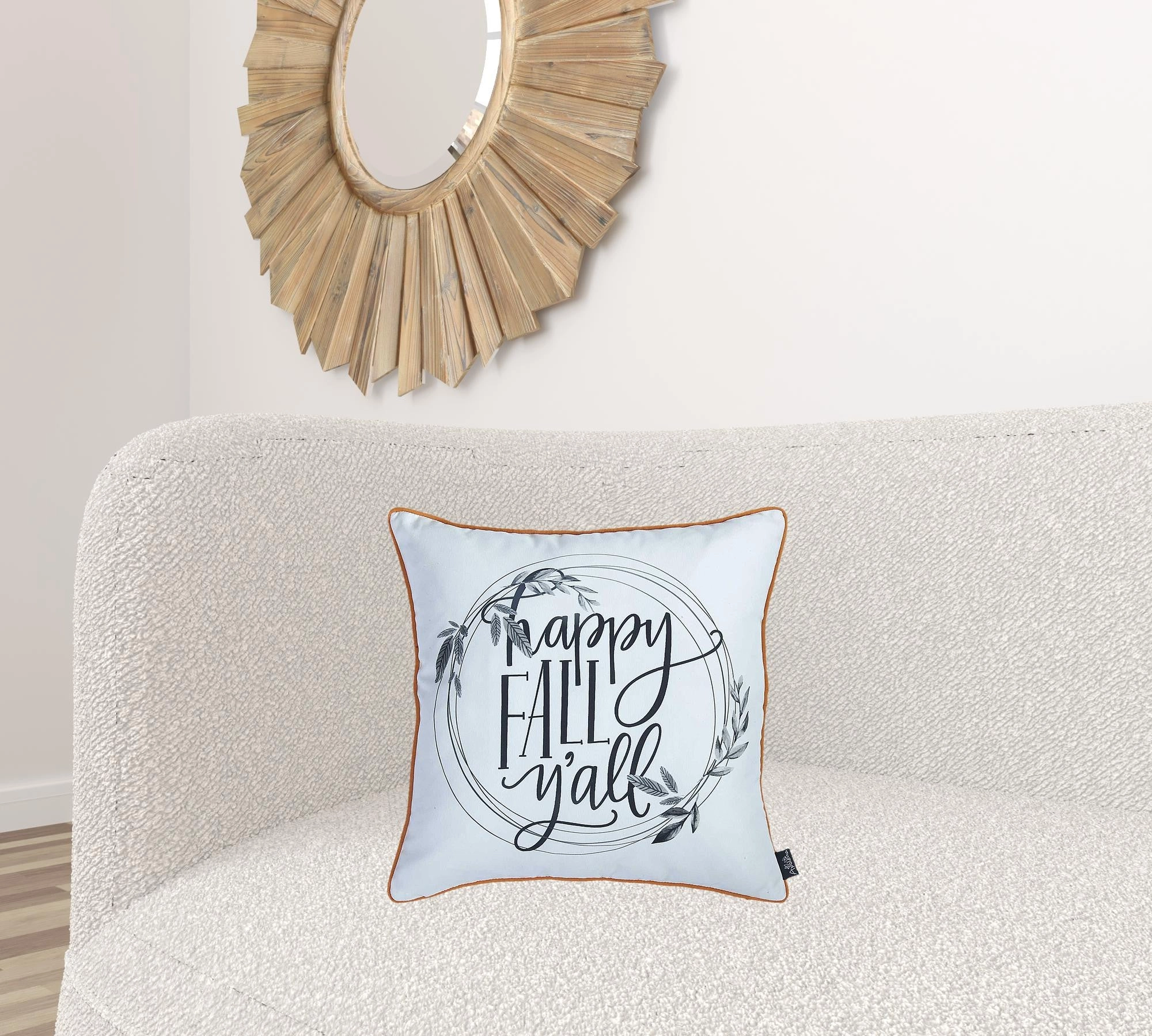 18"X18" Thanksgiving Quote Printed Decorative Throw Pillow Cover