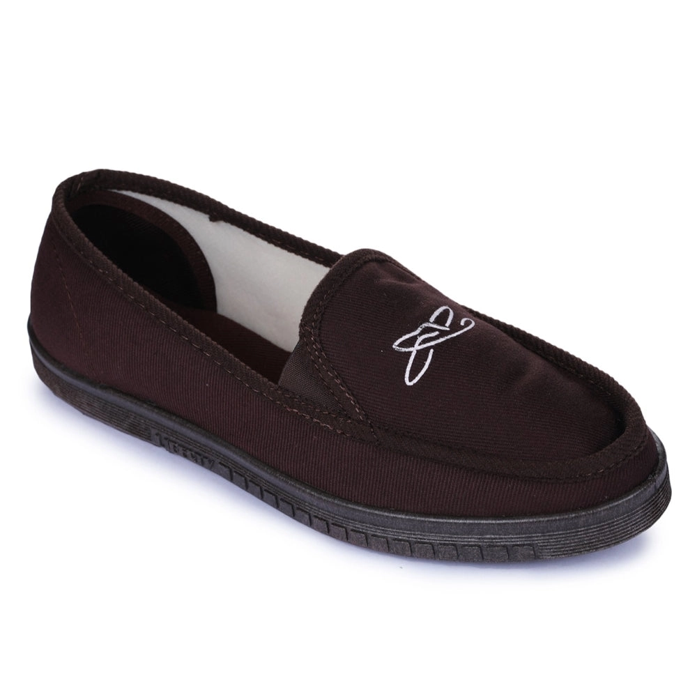 A-HA Brown Casual Non Lacing Shoes For Men WALKER-E By Liberty