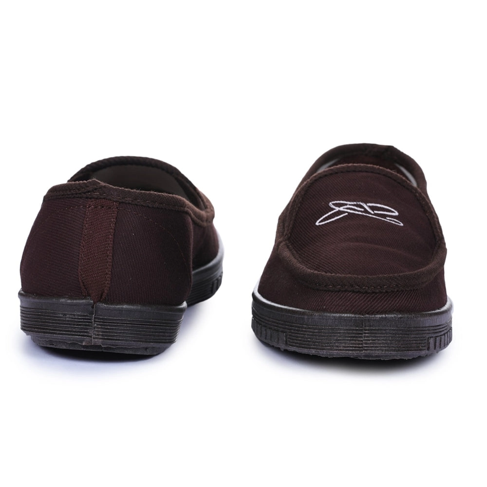 A-HA Brown Casual Non Lacing Shoes For Men WALKER-E By Liberty