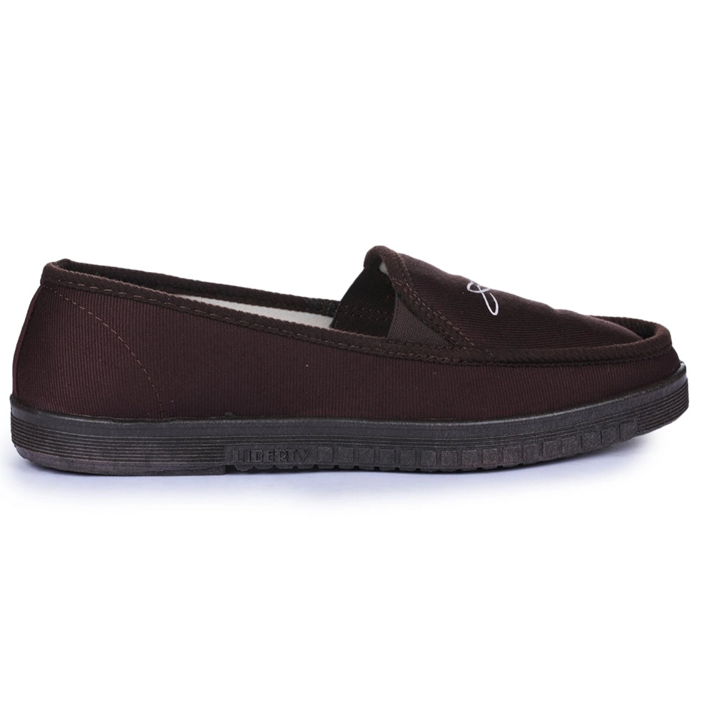 A-HA Brown Casual Non Lacing Shoes For Men WALKER-E By Liberty