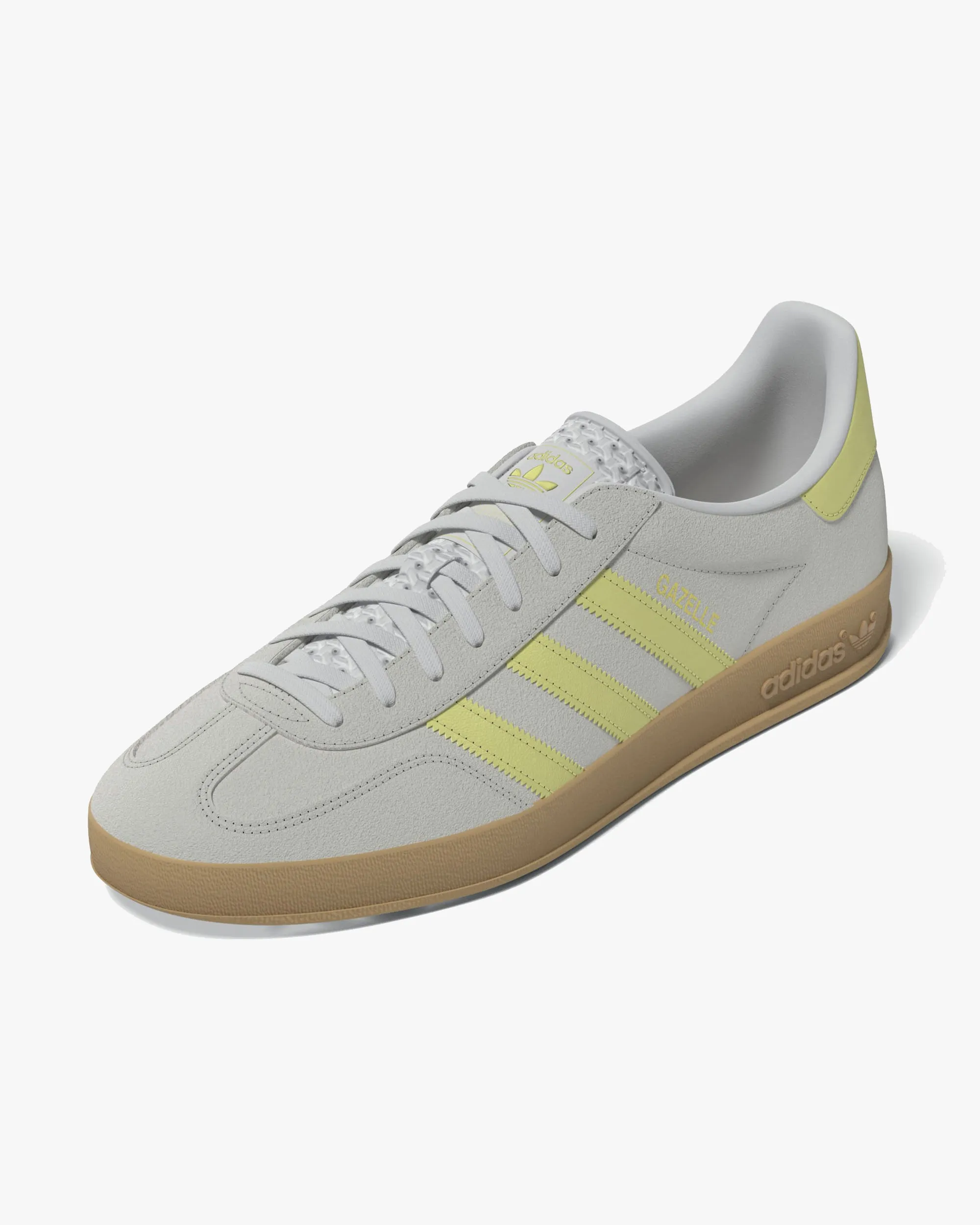 Adidas Gazelle Indoor - Grey One / Power Yellow / Gum 3