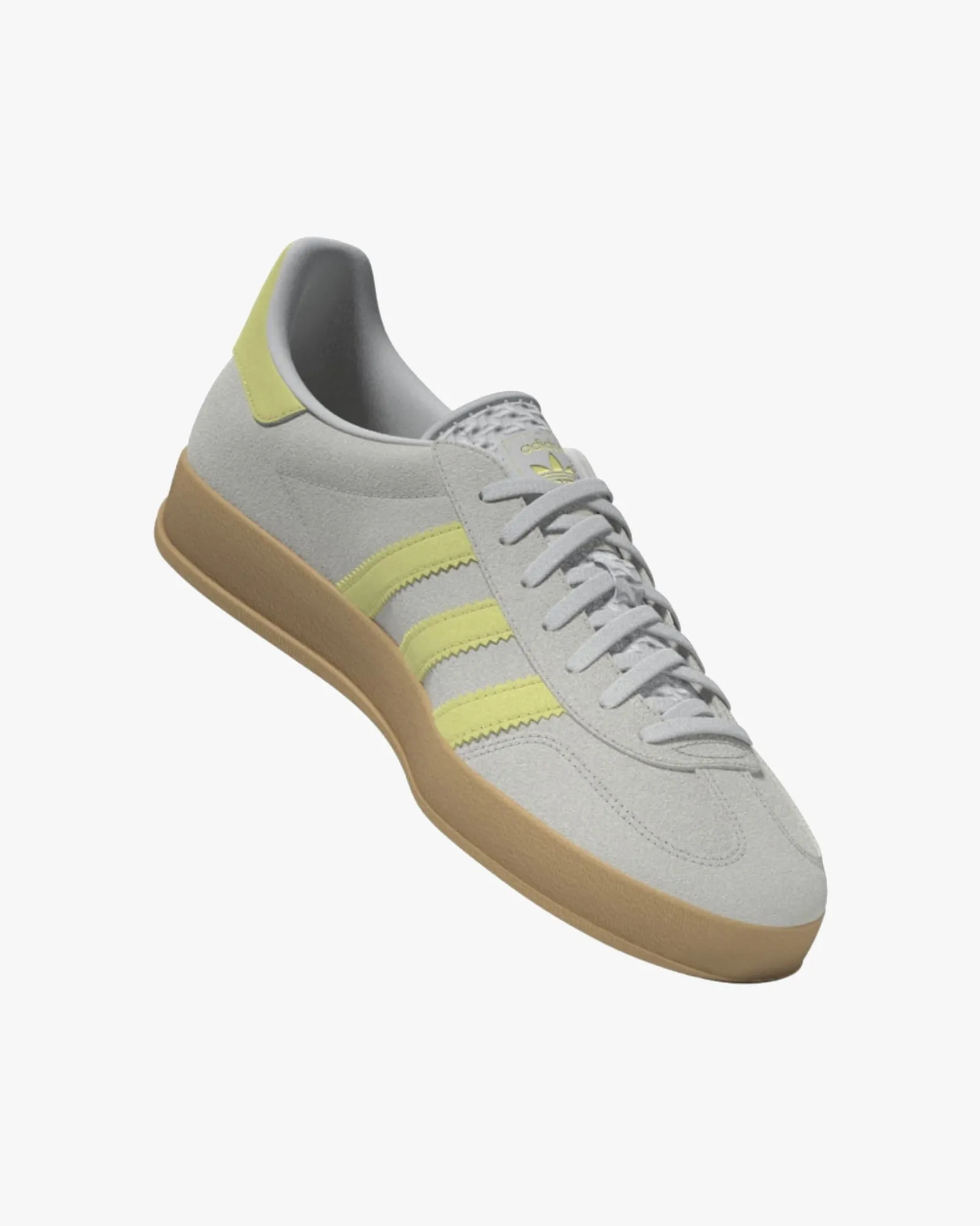 Adidas Gazelle Indoor - Grey One / Power Yellow / Gum 3