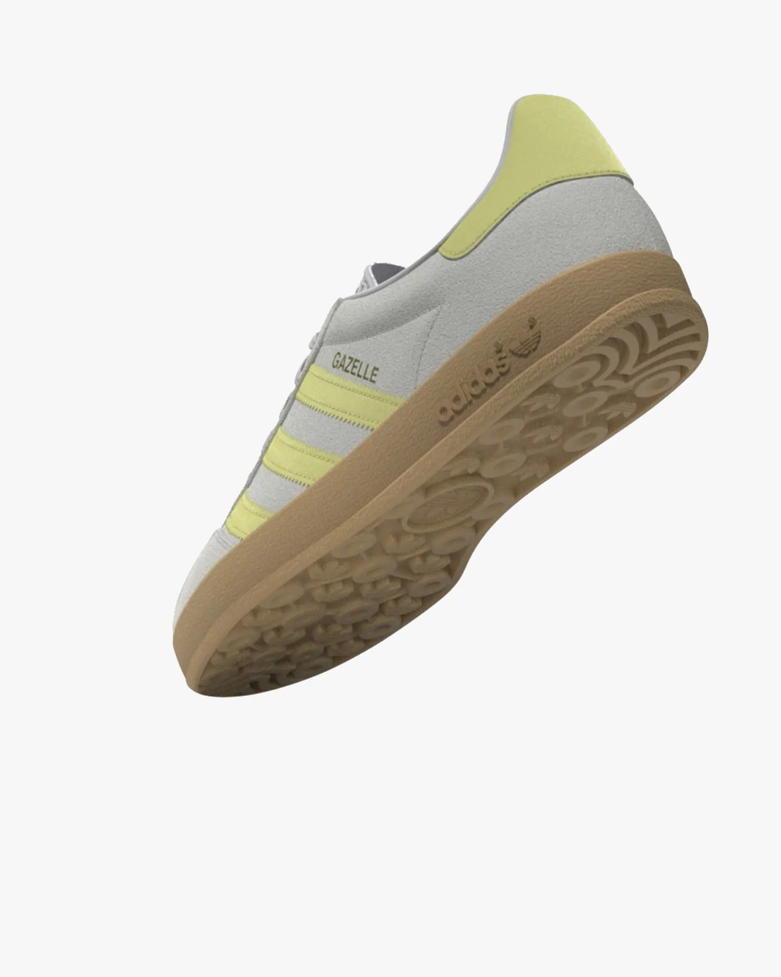 Adidas Gazelle Indoor - Grey One / Power Yellow / Gum 3