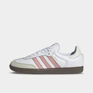 adidas Women's Samba OG White / Wonder Mauve - White