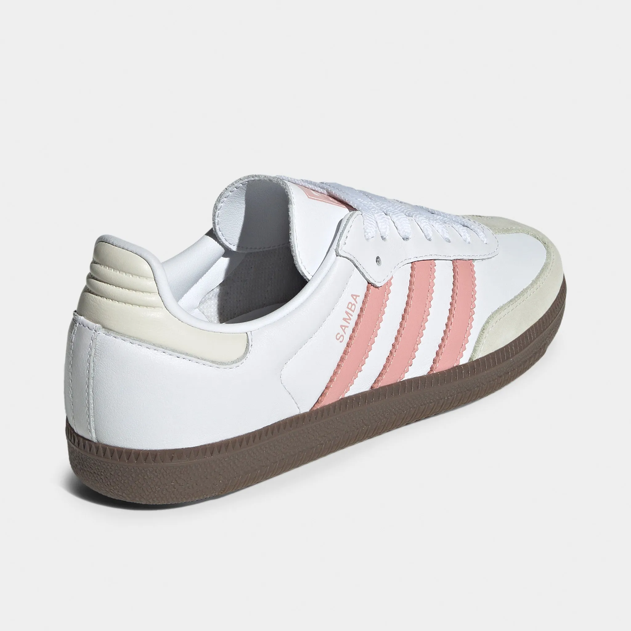 adidas Women's Samba OG White / Wonder Mauve - White