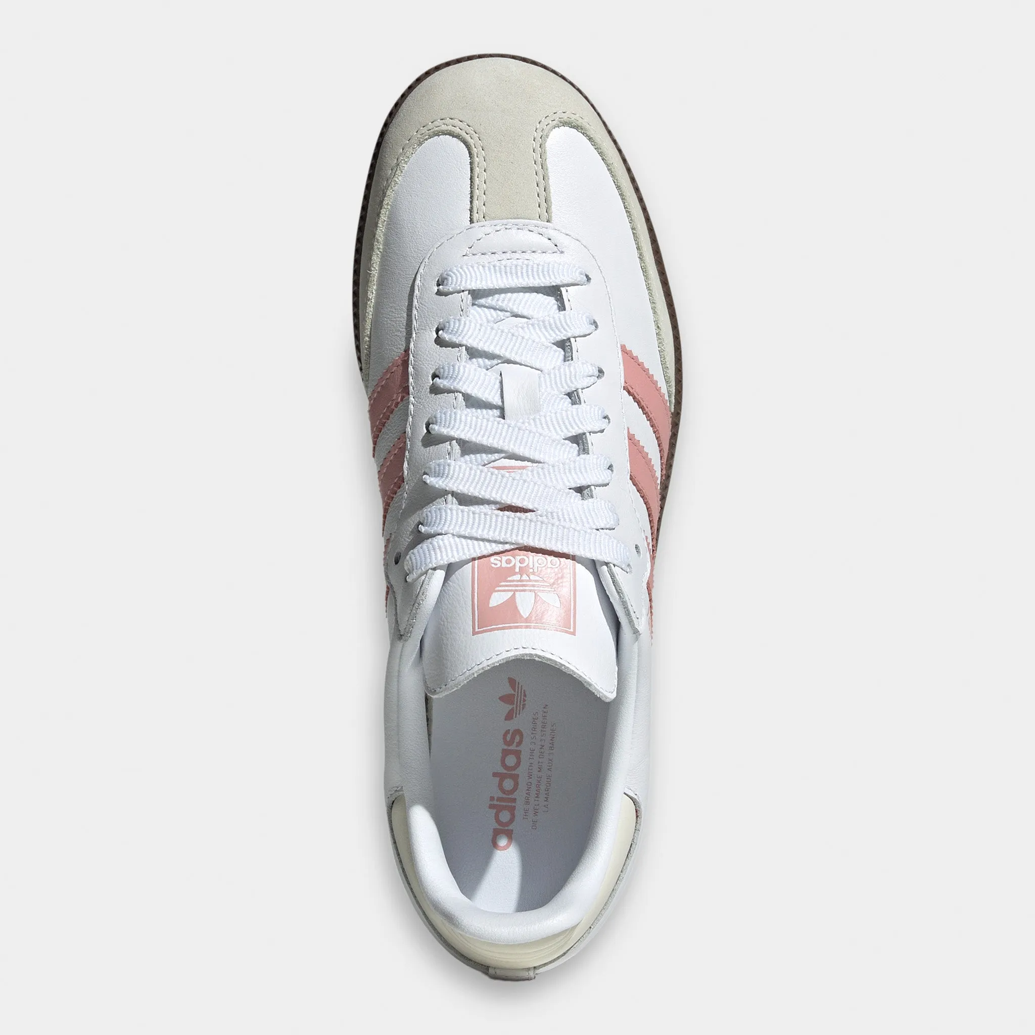 adidas Women's Samba OG White / Wonder Mauve - White
