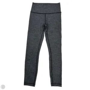 Athletic Leggings By Lululemon In Grey, Size: S