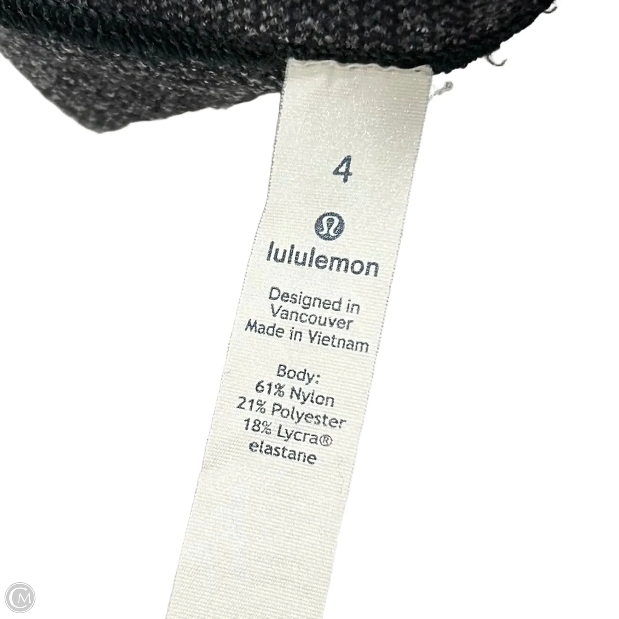 Athletic Leggings By Lululemon In Grey, Size: S