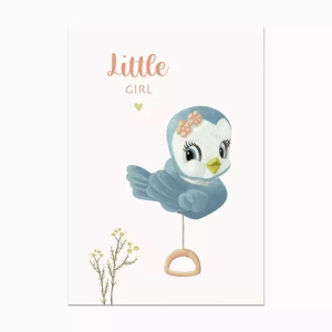 Barnabe aime le café Postcard Little Girl