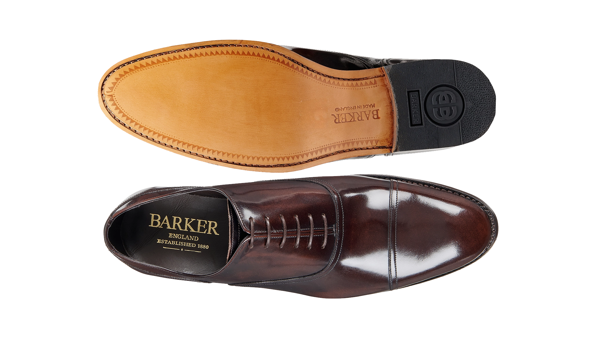 Bates - Dark Brown Hi Shine