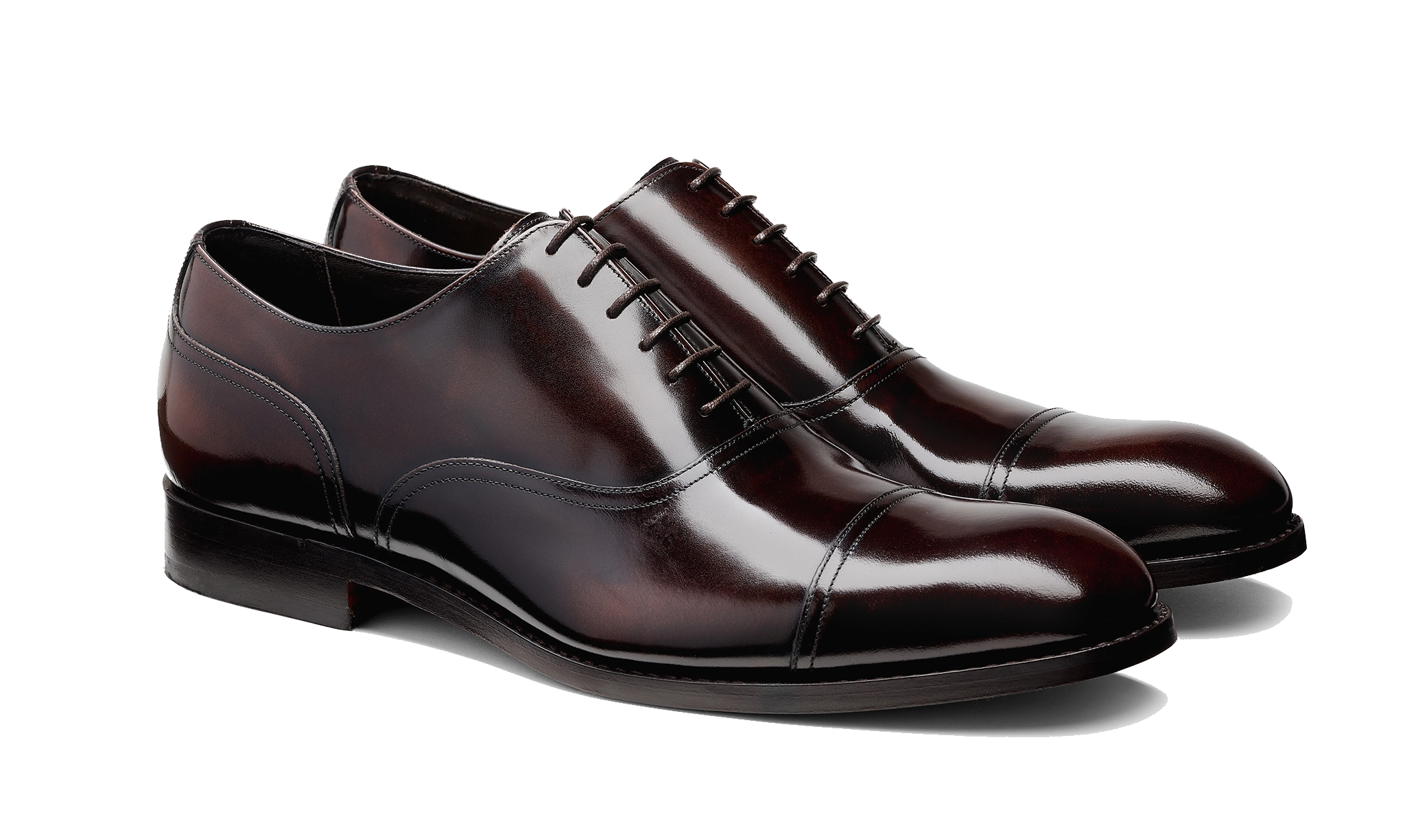 Bates - Dark Brown Hi Shine