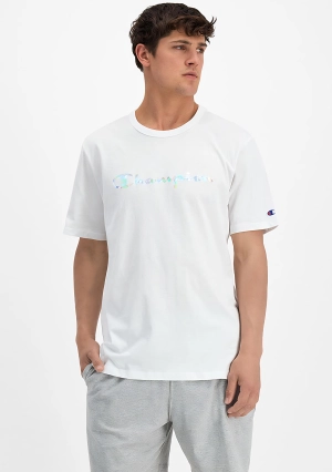 Champion Men’s Foil Logo Tee White