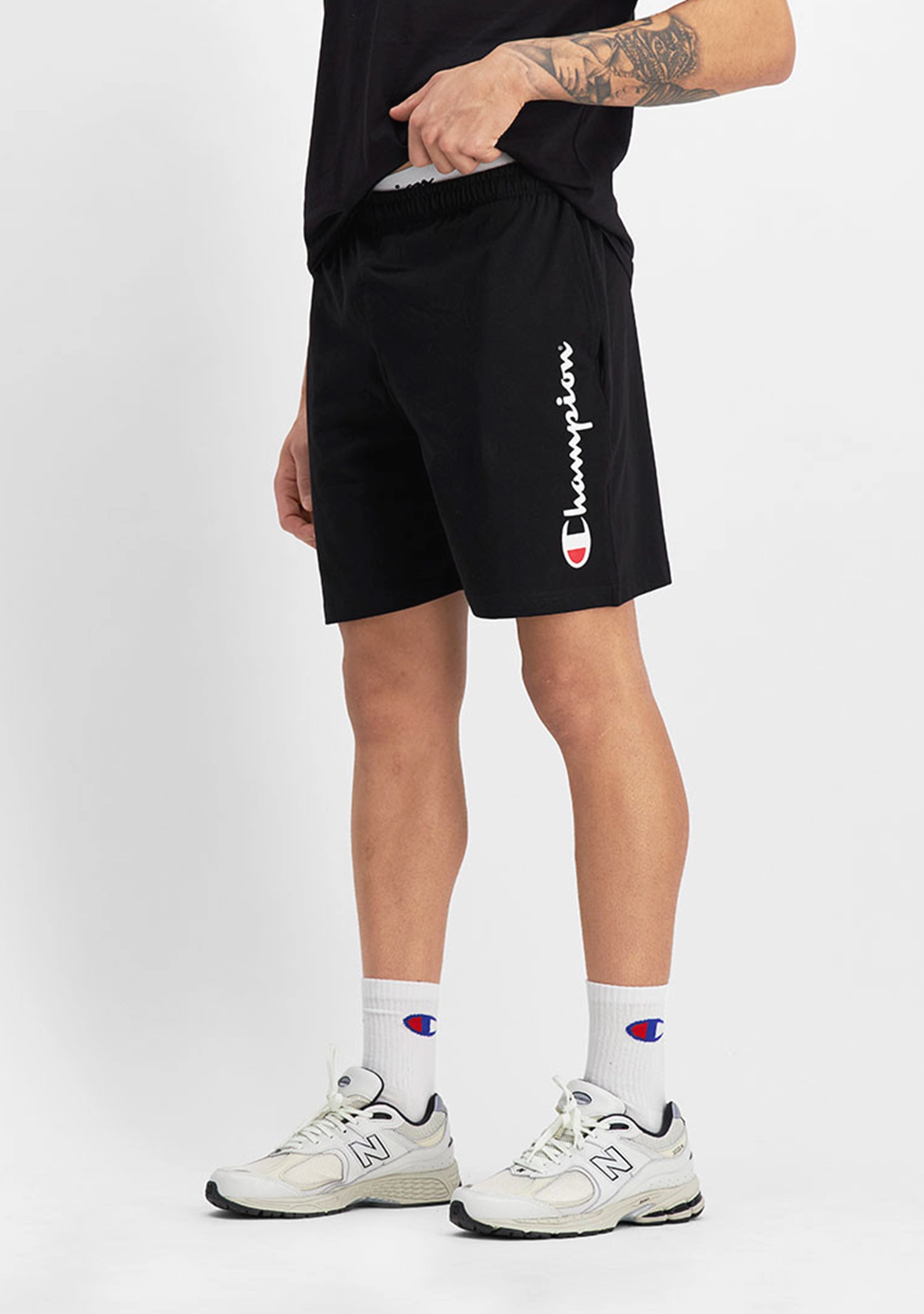 Champion Men’s Script Jersey Short Black