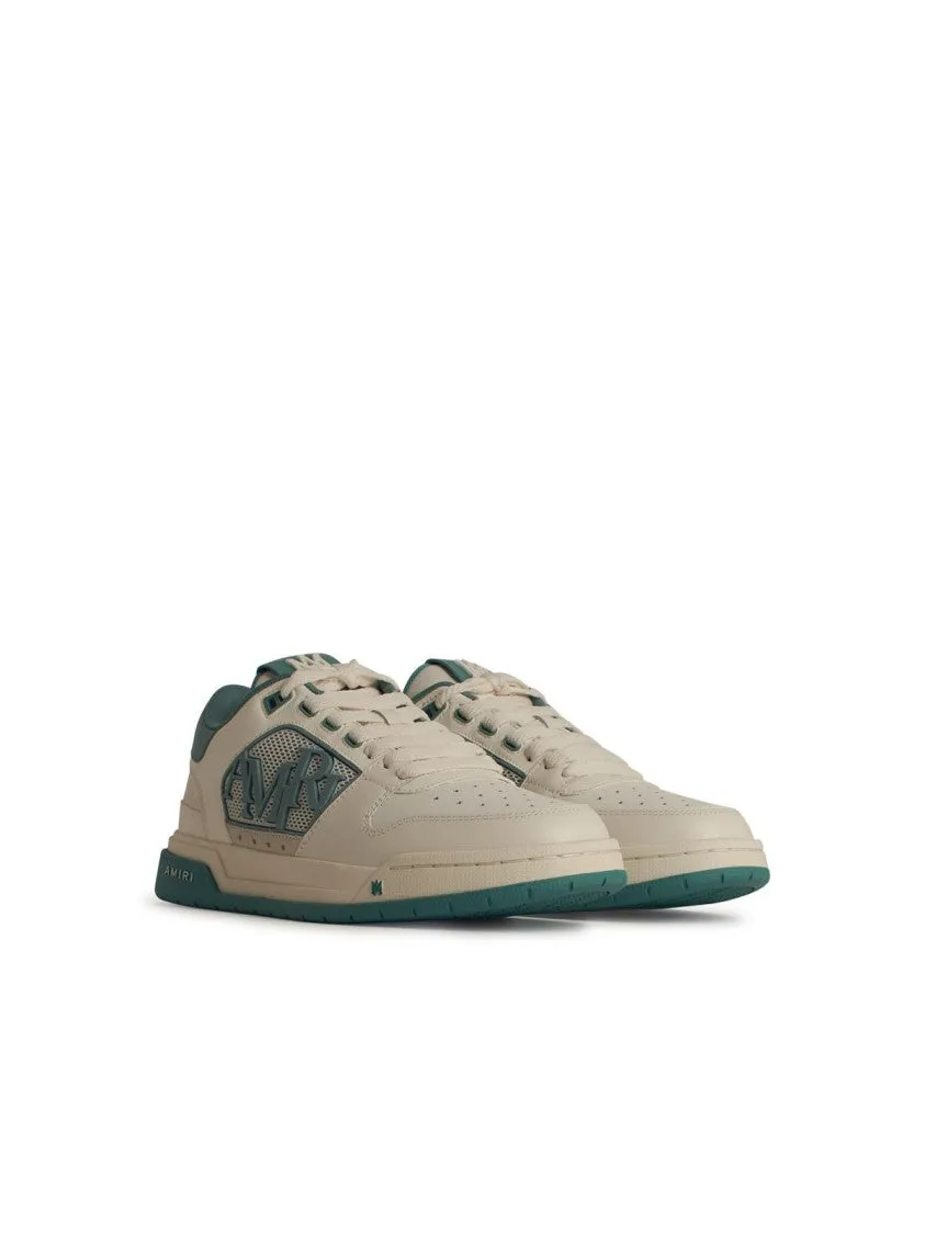 'Classic Low' Light Blue Leather Sneakers