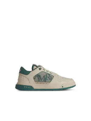 'Classic Low' Light Blue Leather Sneakers