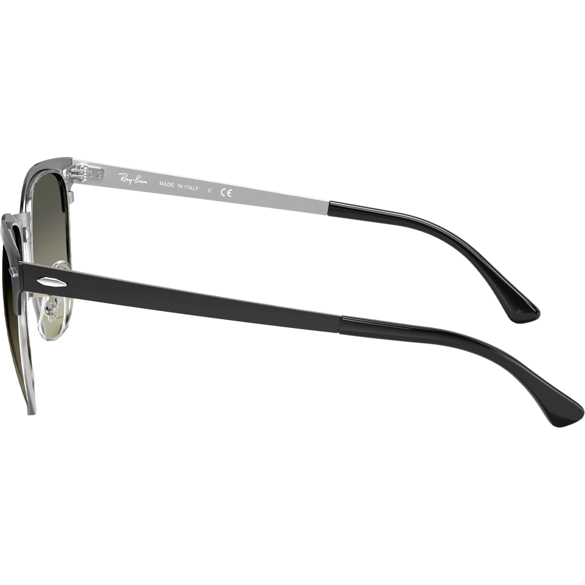 Clubmaster Metal - Polished Black Silver/Grey Gradient