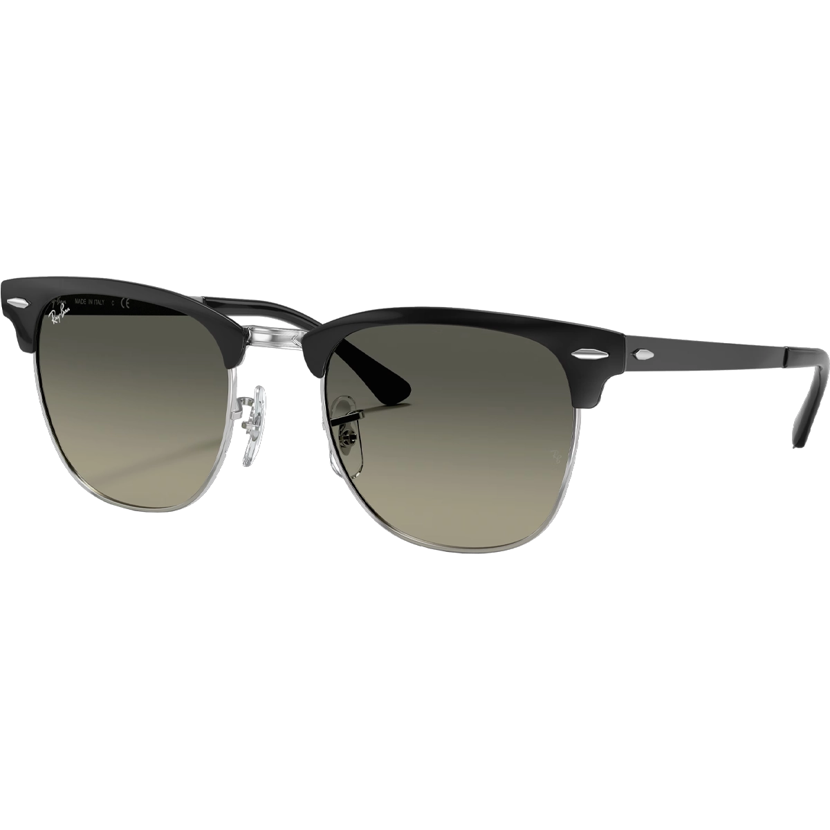Clubmaster Metal - Polished Black Silver/Grey Gradient