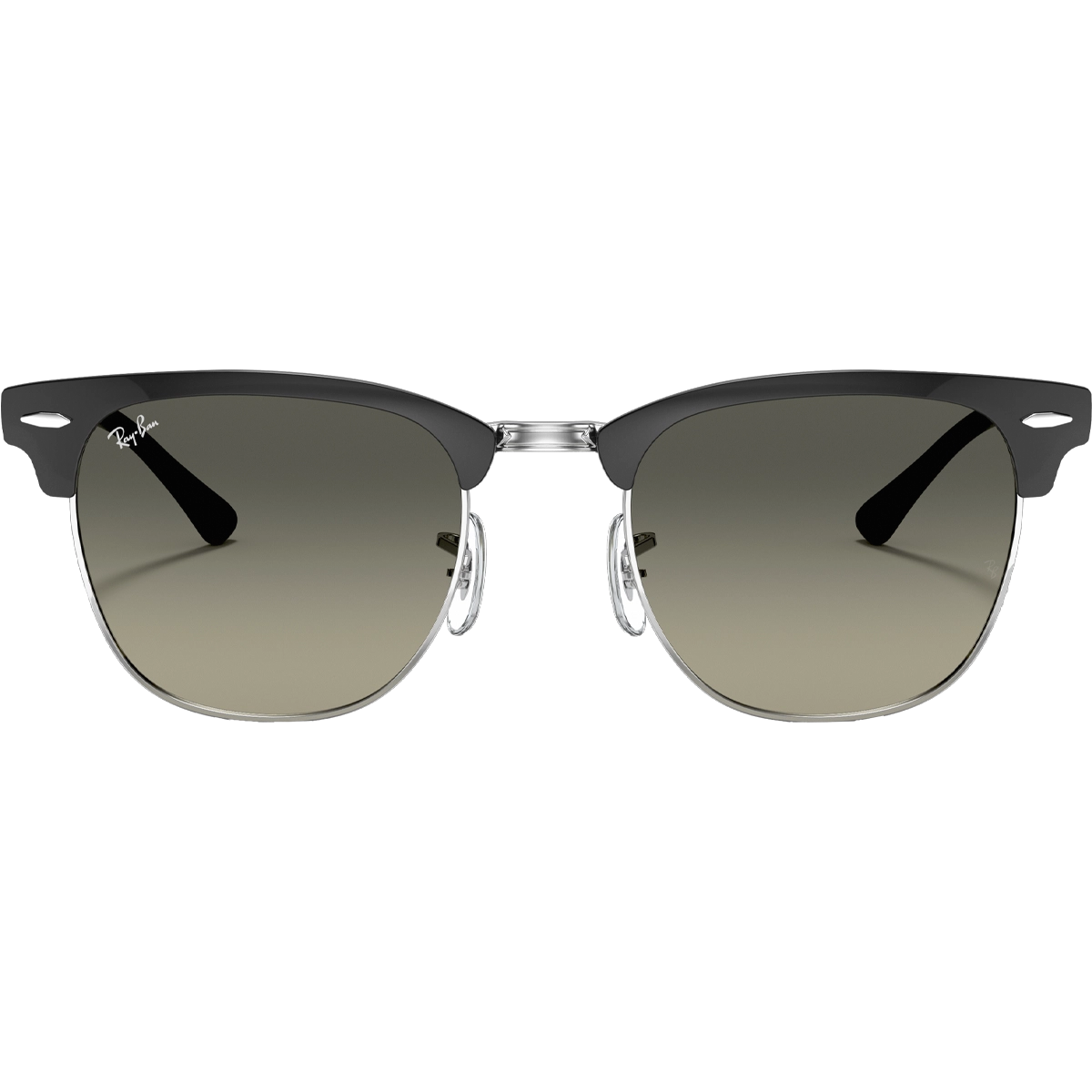 Clubmaster Metal - Polished Black Silver/Grey Gradient