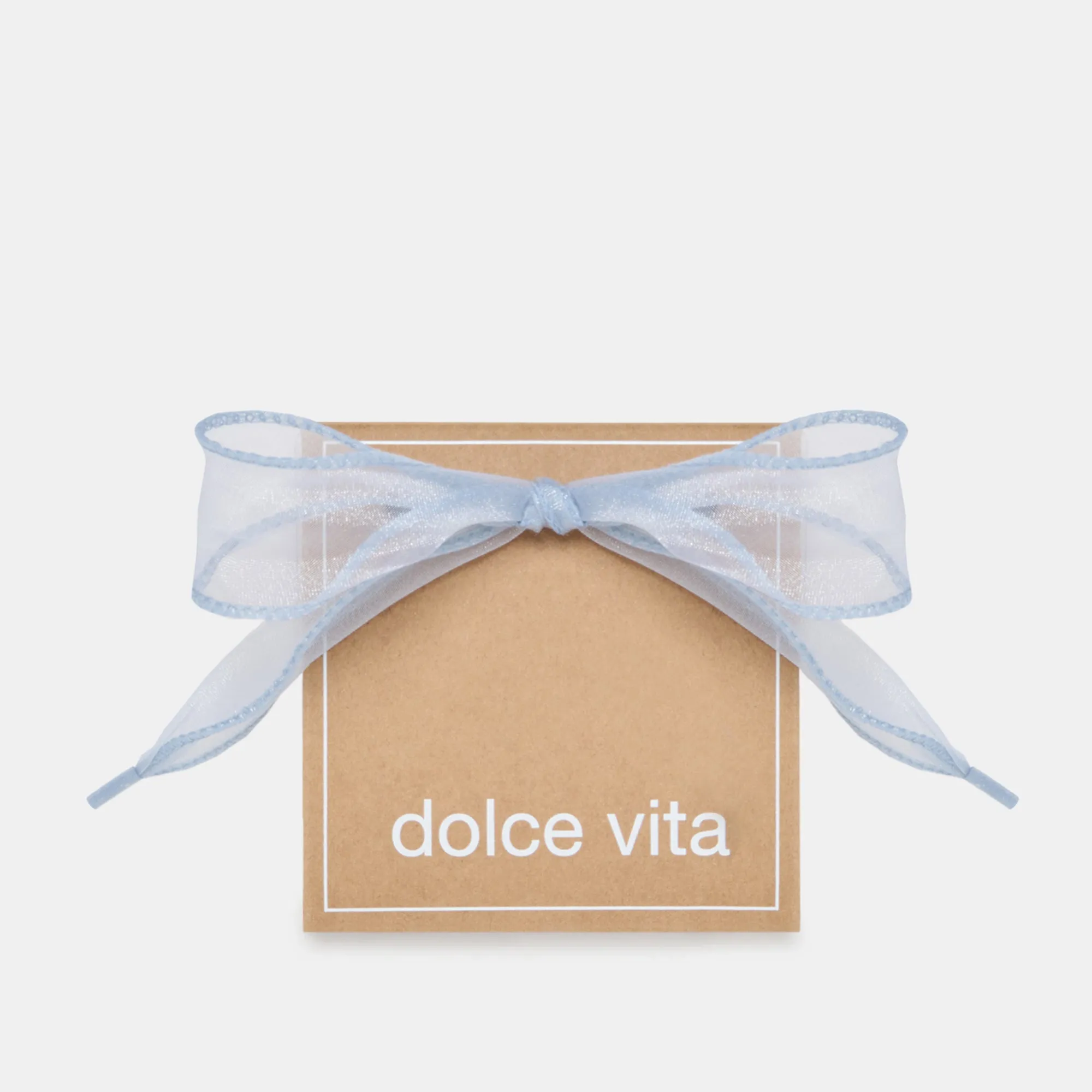 CURLY ORGANZA LACE LIGHT BLUE
