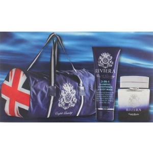 English Laundry Men's Gift Set - Riviera with Duffle Bag for Added Style, 3 Piece