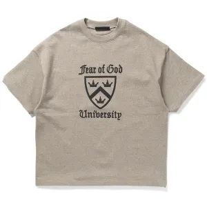 Fear Of God Essentials Heavy Crewneck Tee - Heather Gray
