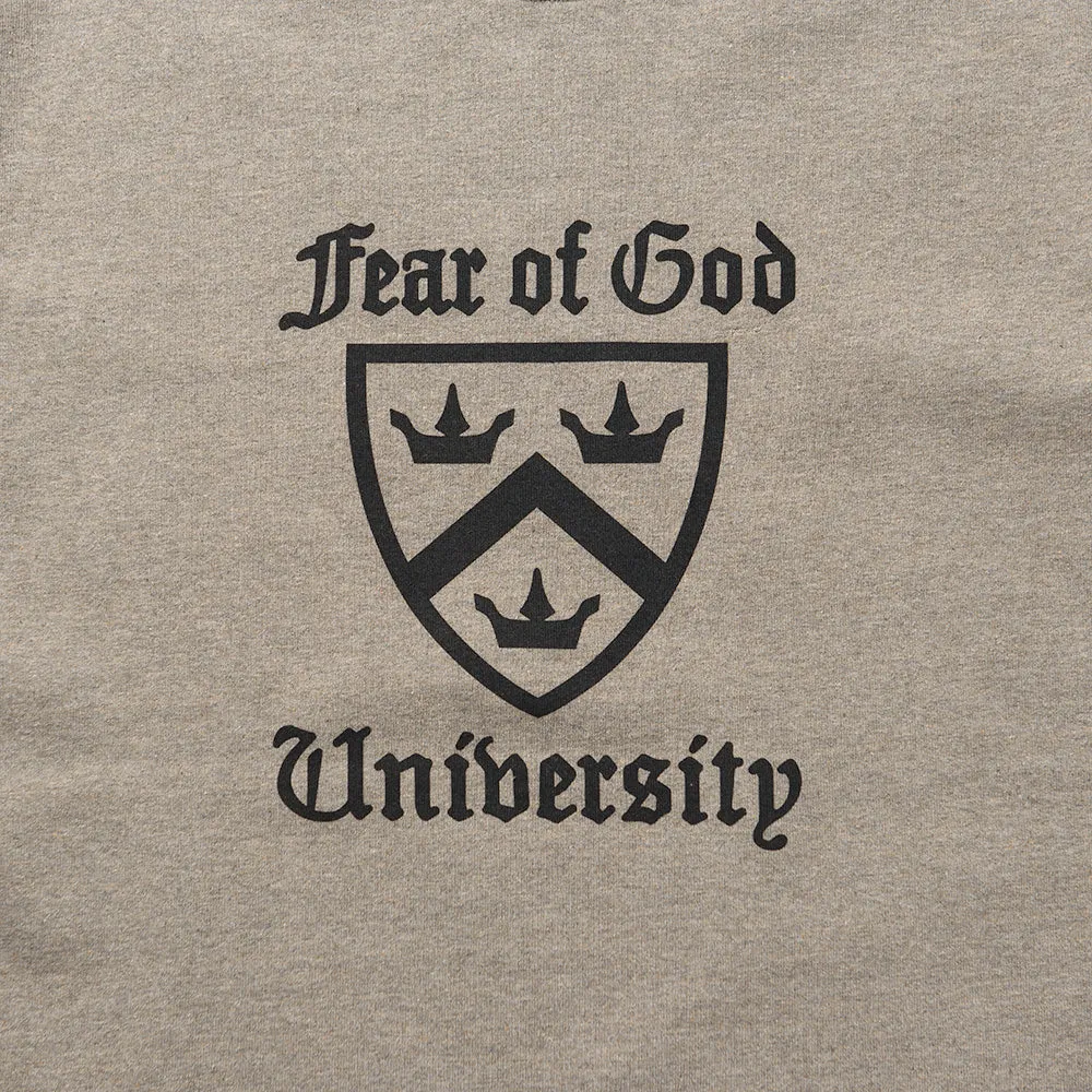 Fear Of God Essentials Heavy Crewneck Tee - Heather Gray