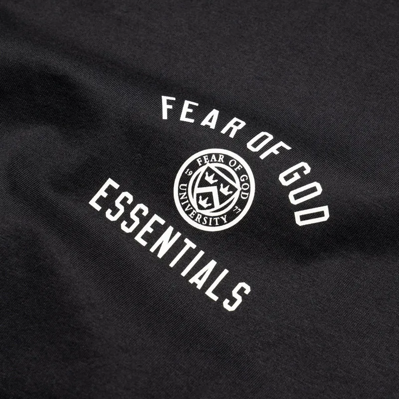 Fear of God Essentials Jersey Crewneck Tee - Black