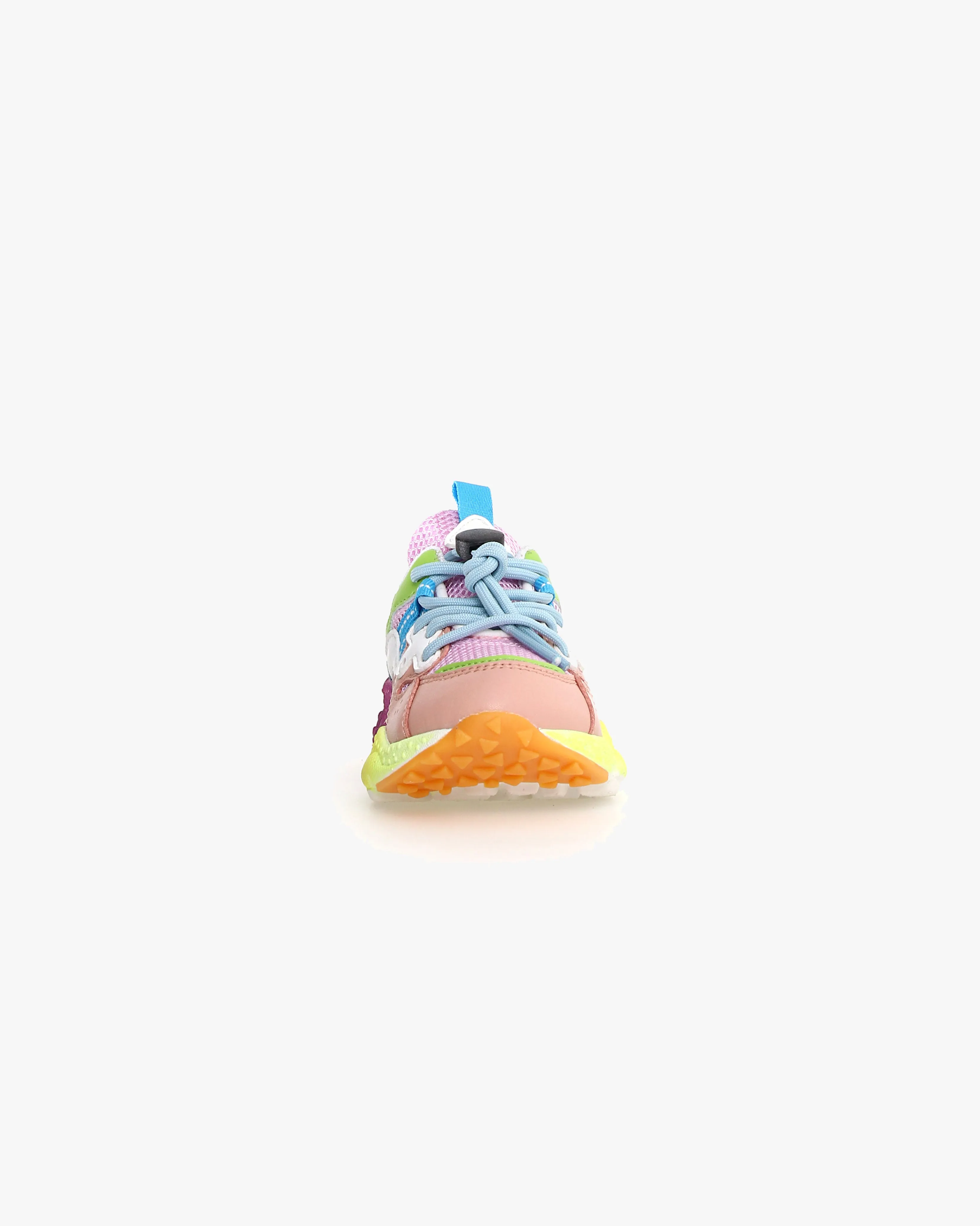 Flower Mountain Kids Yamano 3 E-Calf & Mesh - Grey / Violet / Light Green