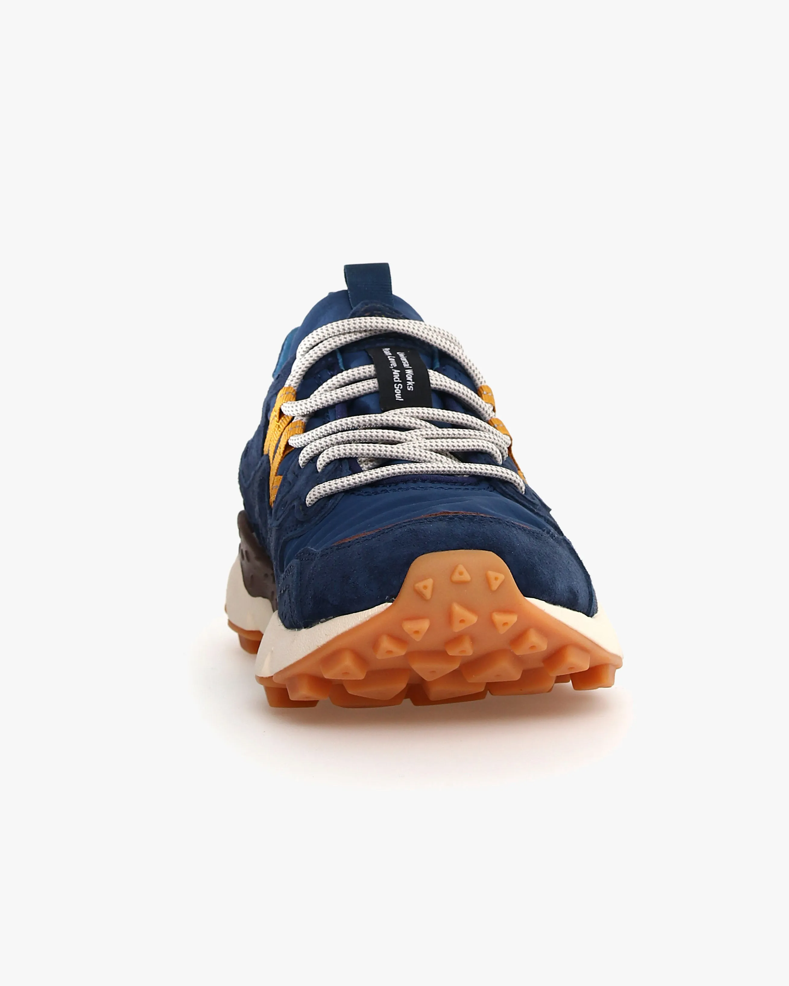 Flower Mountain x Universal Works Yamano 3 Suede & Nylon - Navy / Brown
