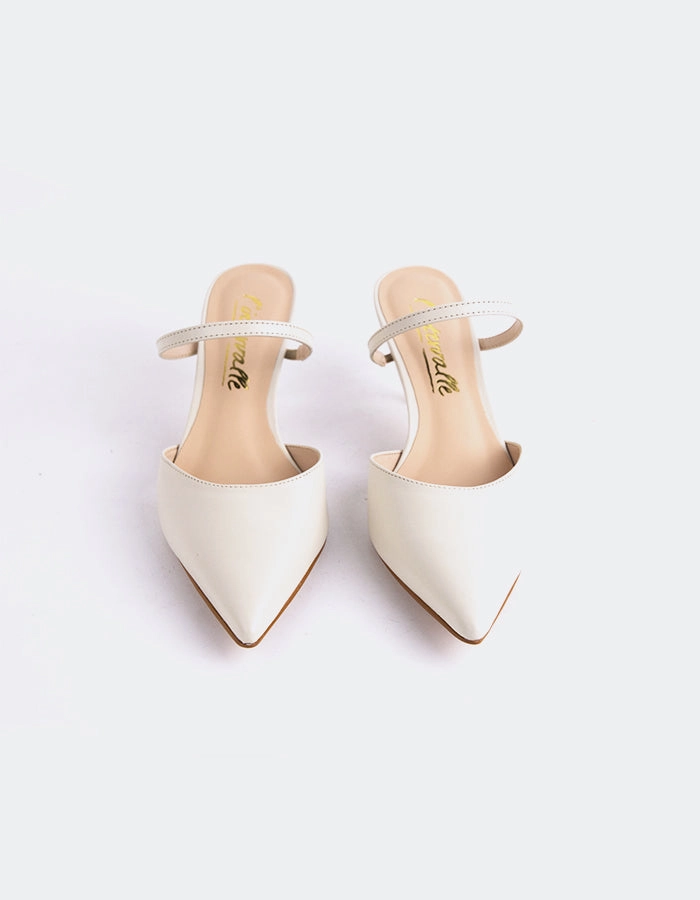Forsythia Off White Leather