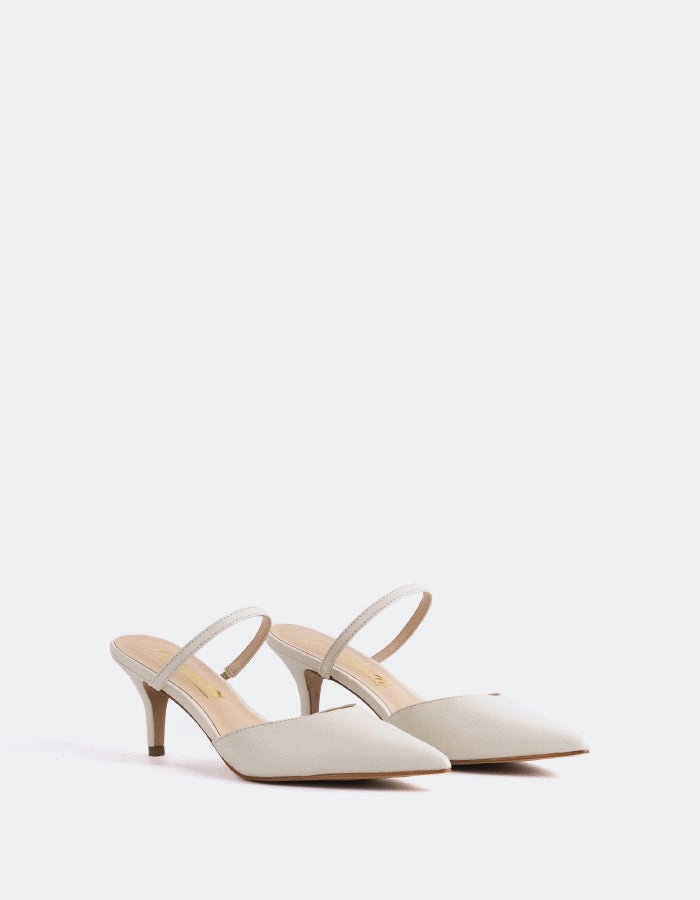 Forsythia Off White Leather