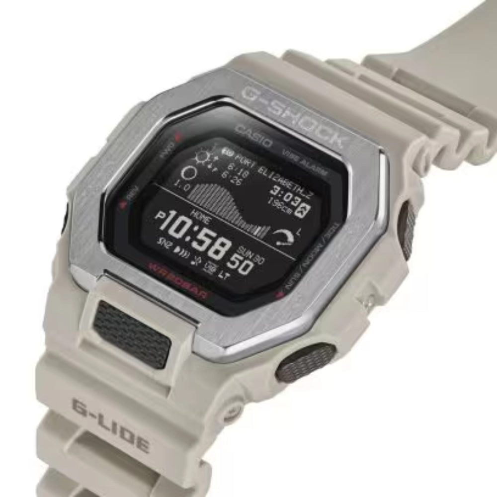 G-Shock G-Glide Smartphone Linked Resin Watch - Gray, GBX100-8
