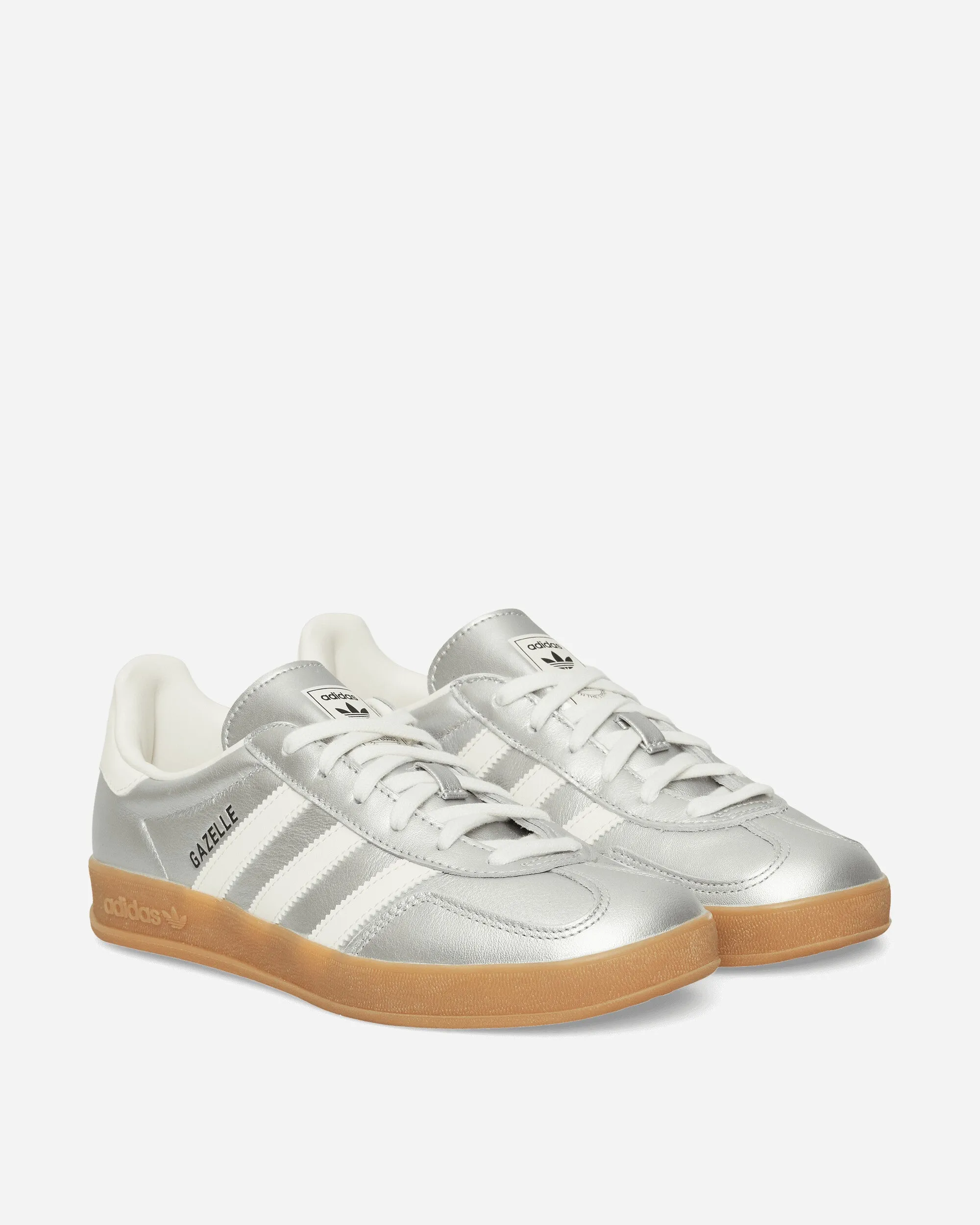 Gazelle Indoor Sneakers Silver Metallic / Core White