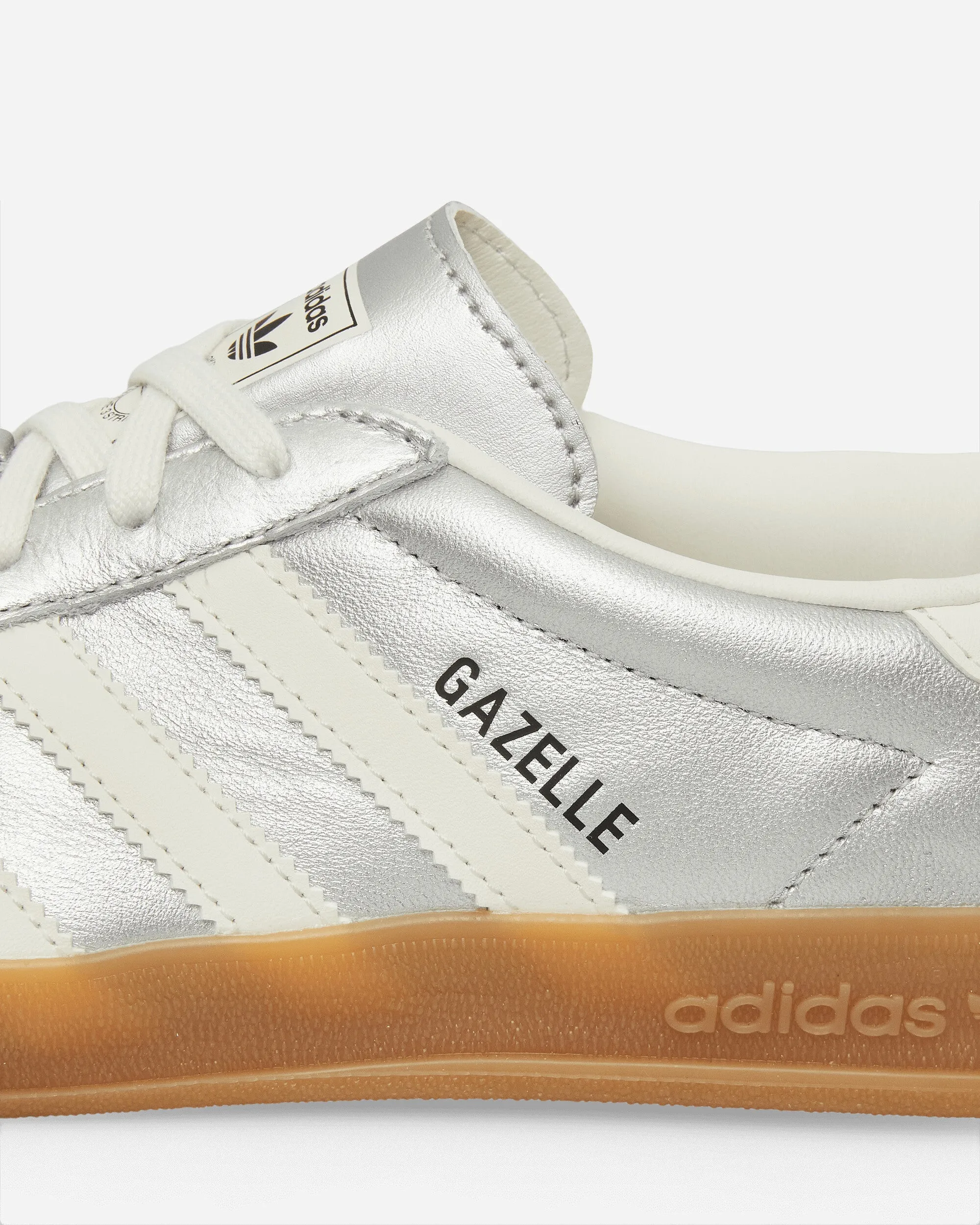 Gazelle Indoor Sneakers Silver Metallic / Core White