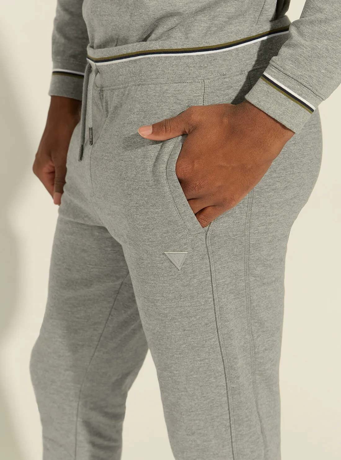 Grey Fleece Adam Trackpants