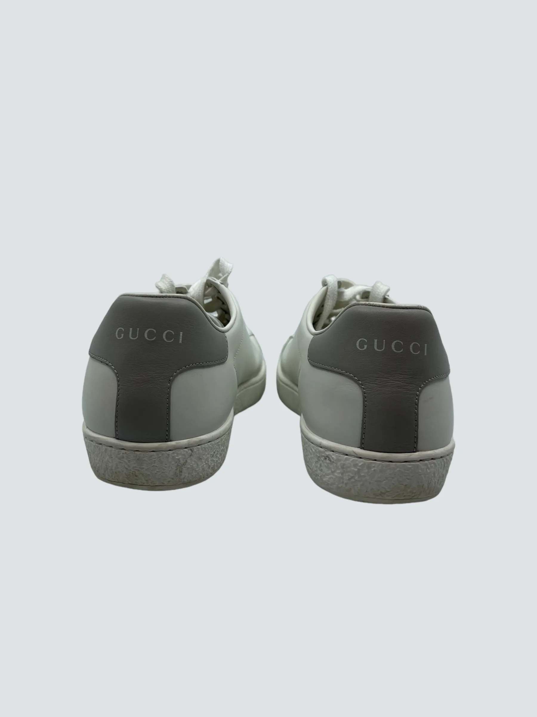 Gucci White Leather Sneakers - UK 5