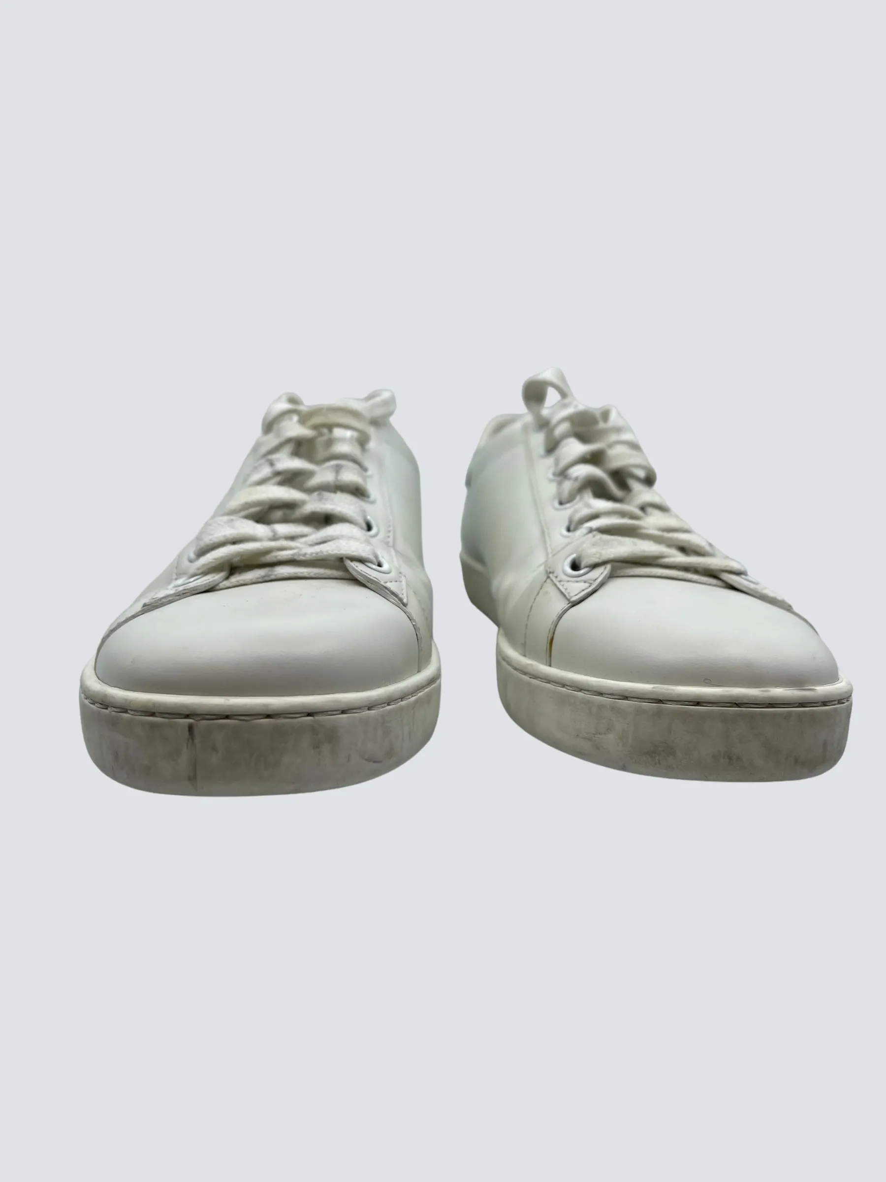 Gucci White Leather Sneakers - UK 5