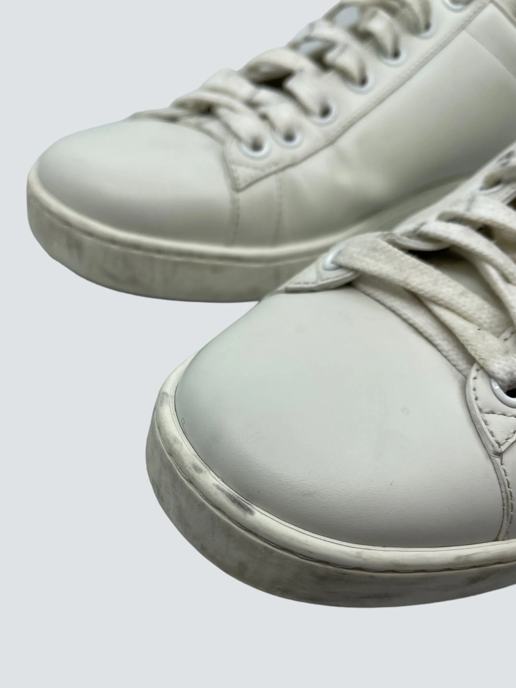 Gucci White Leather Sneakers - UK 5