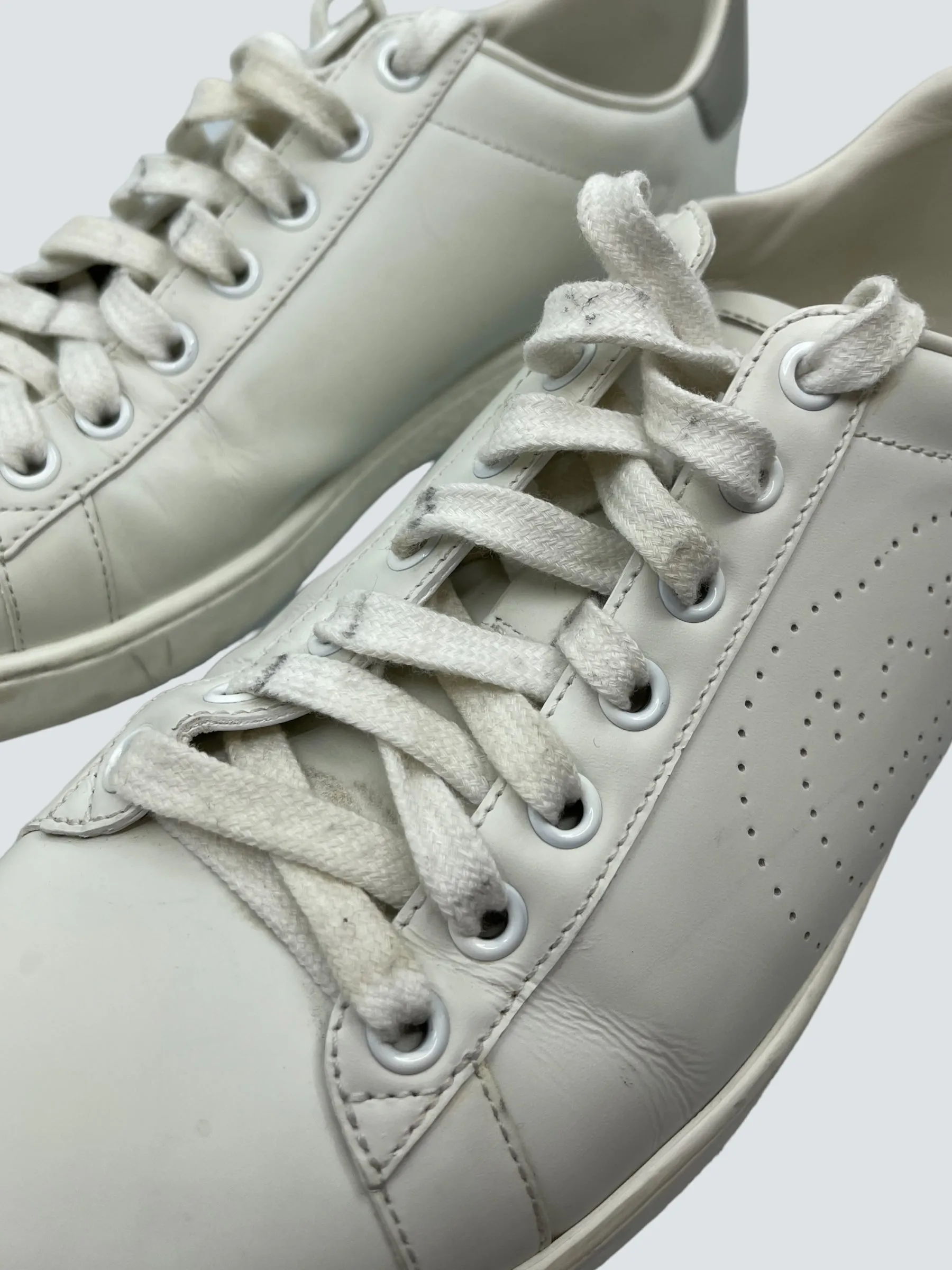 Gucci White Leather Sneakers - UK 5