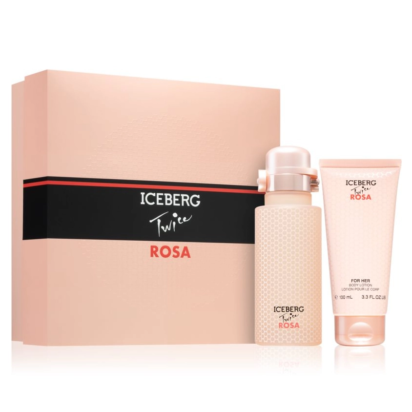 Iceberg Twice Rosa by Iceberg 125ml EDT 2 Piece Gift Set