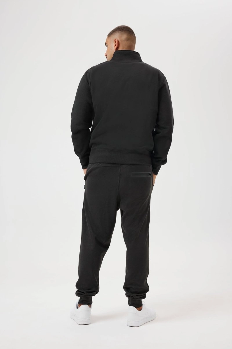 INSPORT MEN'S ALASKA QUARTER ZIP TOP BLACK