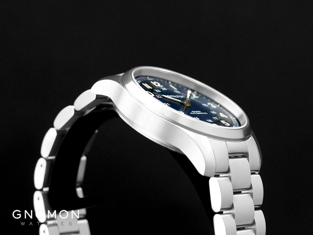 Khaki Field Titanium Auto 38 Blue - Bracelet Ref. H70205140