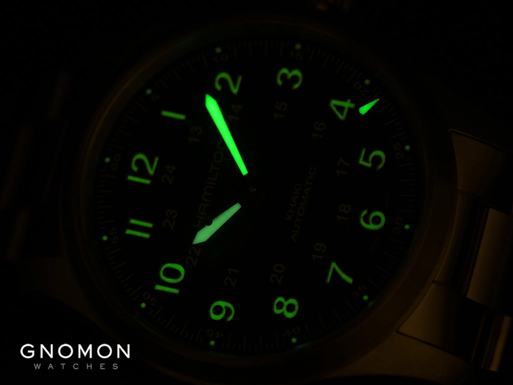 Khaki Field Titanium Auto 38 Blue - Bracelet Ref. H70205140