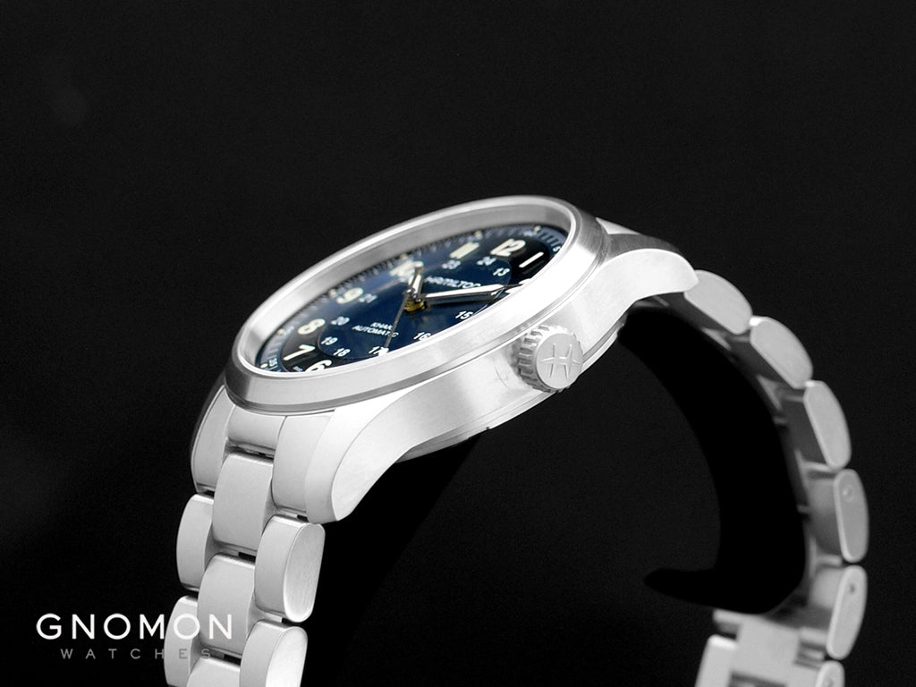 Khaki Field Titanium Auto 38 Blue - Bracelet Ref. H70205140