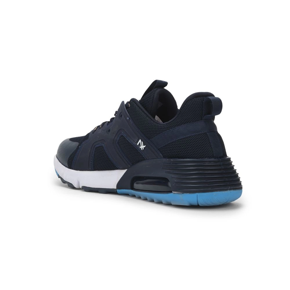 Leap7x Casual Navy Blue Lacing Shoes For Men Phillipe By Liberty