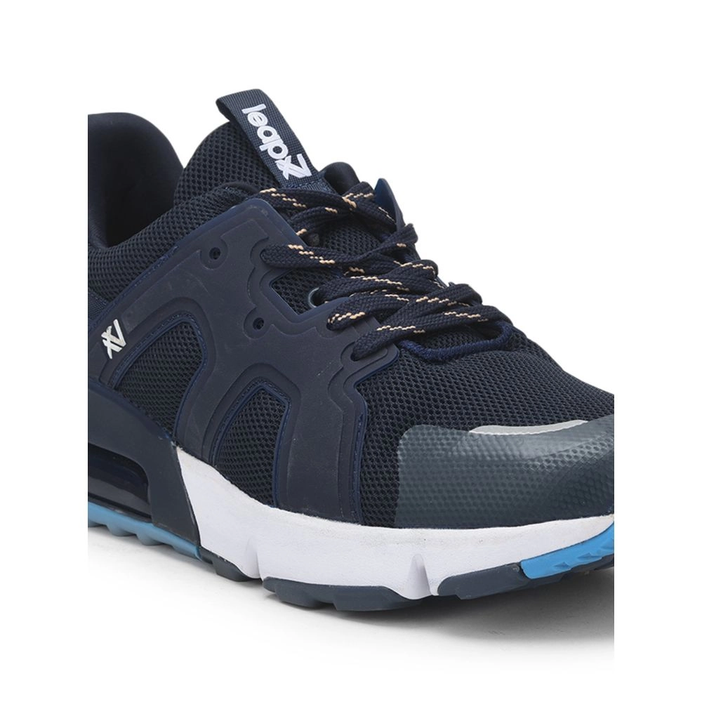 Leap7x Casual Navy Blue Lacing Shoes For Men Phillipe By Liberty
