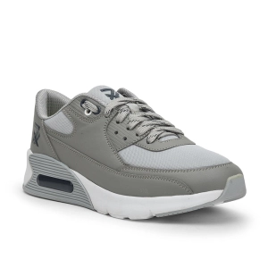 Leap7x Lacing Grey Casual Shoes For Men BRISTOL-1E By Liberty