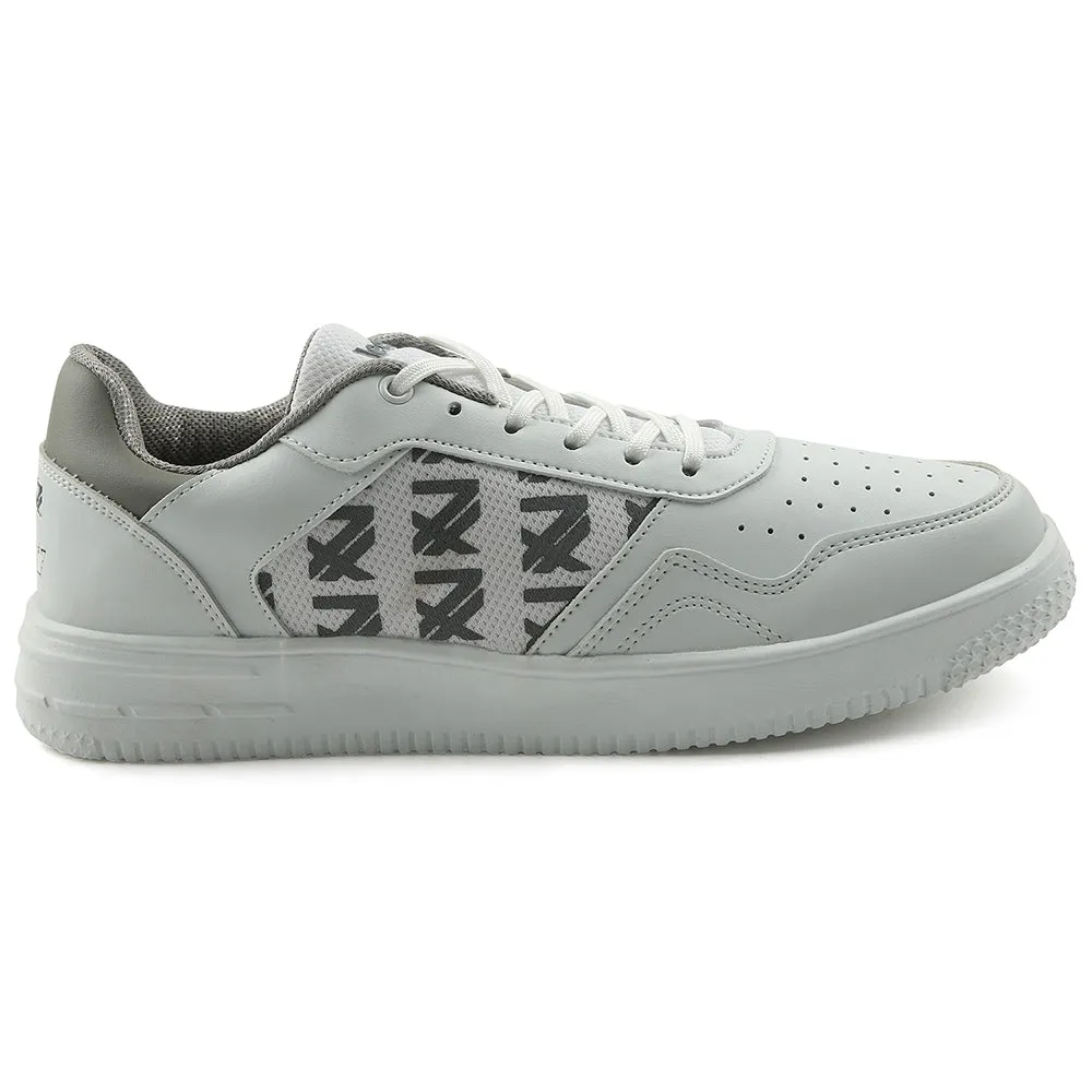 Leap7x White Casual Lacing Sneakers For Men SNOOKIS By Liberty