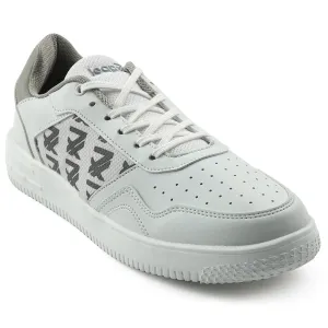 Leap7x White Casual Lacing Sneakers For Men SNOOKIS By Liberty