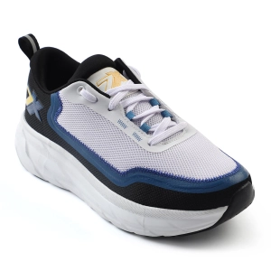 Leap7x White Sports Lacing Running Shoes For Men ROBUST-3E By Liberty